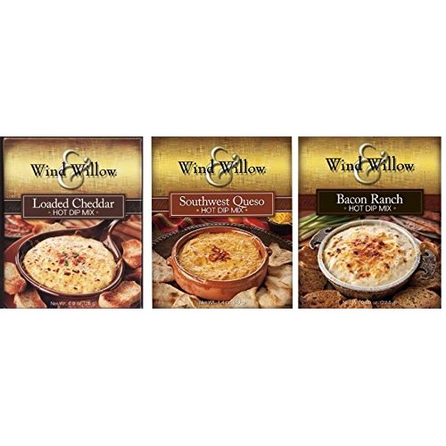 Wind &Amp; Willow Hot Dip Mix Variety Pack - Bacon Ranch, Southwest