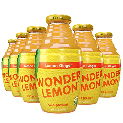 Wonder Lemon Organic Lemon Ginger Cold Pressed Juice, 8.45oz 6 ...