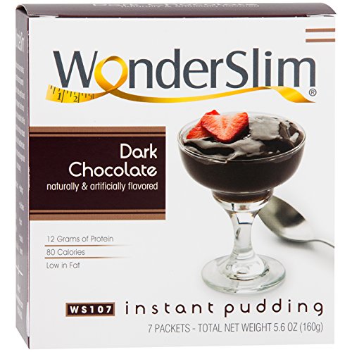 Wonderslim Low-Carb High Protein Instant Diet Pudding Mix - Dark