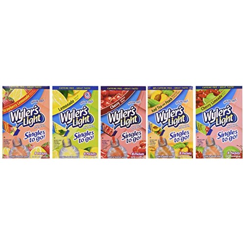 Wylers Light Sugar Free Singles To Go 5-Variety Pack - Iced Tea