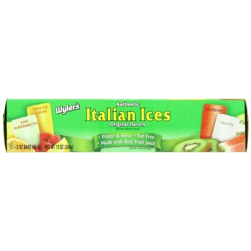 Wylers Authentic Italian Ices Freezer Bars