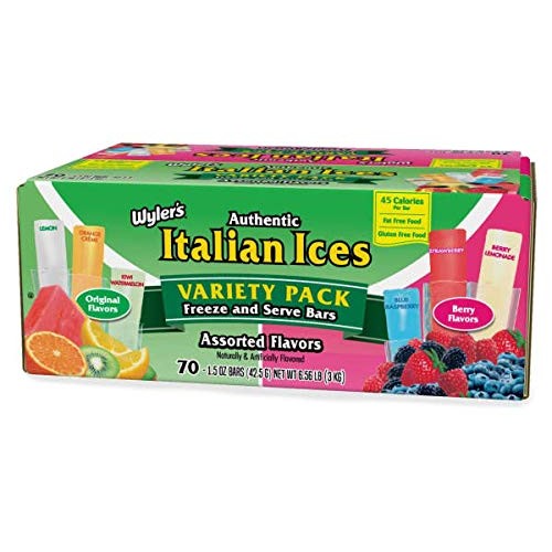 Wylers Authentic Italian Ices Original And Berry Flavors Freeze