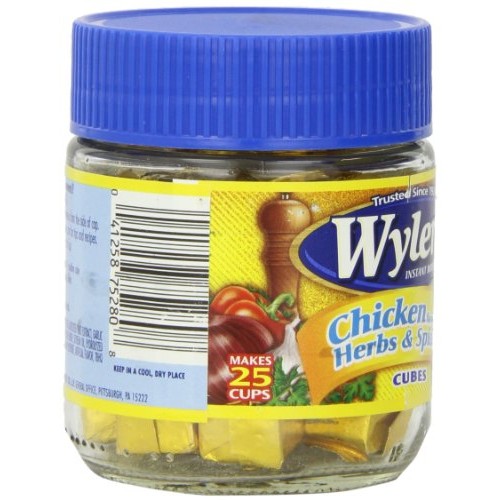 Wylers Chicken With Herbs &Amp; Spices Instant Bouillon Cubes 3.25