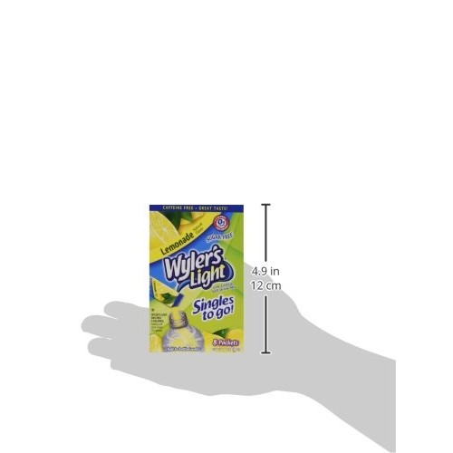 Wylers Light Lemonade Singles To Go 8 Packets Each Box Four B