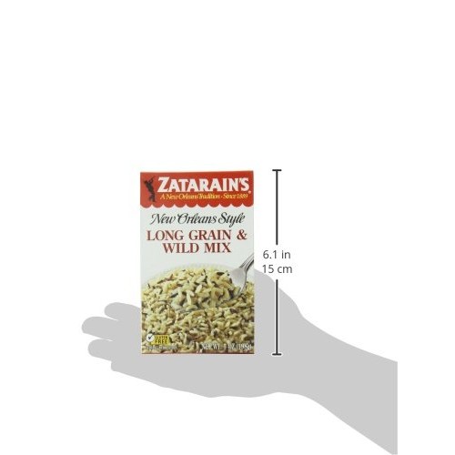 Zatarains Long Grain And Wild Rice, 7 Oz Pack Of 12