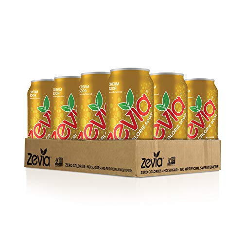 Zevia Cream Soda, Zero Calorie Or Sugar, Naturally Sweetened, Ca