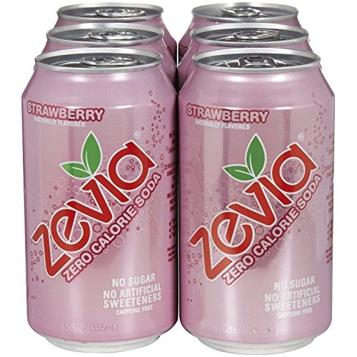 Zevia Soft Drink - Strawberry - 12 Oz - 6 Pk