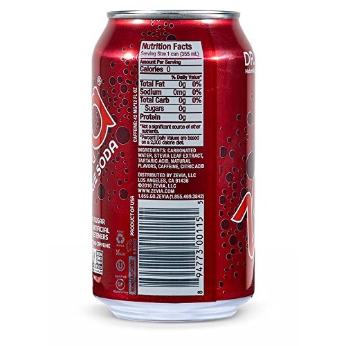 Zevia Zero Calorie Soda, Dr. Zevia, Naturally Sweetened Soda, Fr