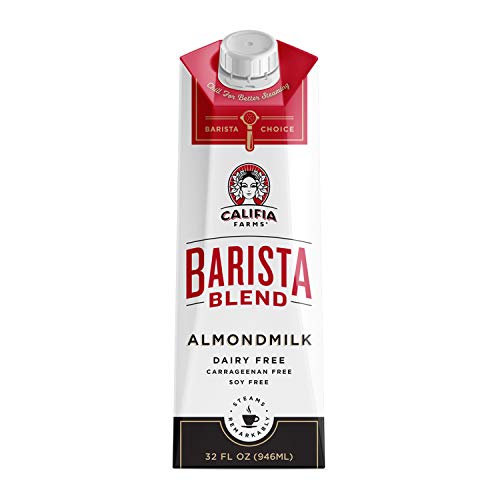 Califia Farms - Oat Barista Blend Oat Milk, 32 Oz, Dairy Free, Vegan, Plant  Based, Gluten Free, Non GMO, Milk Frother, Coffee Creamer