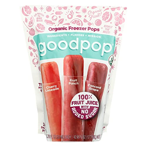 Goodpop Organic Assorted Freezer Pops, 20 ct.