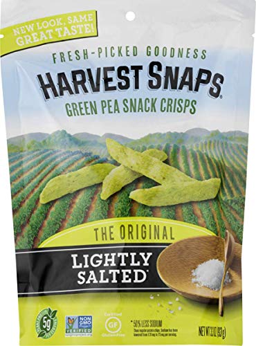 Harvest Snaps Sharp & Creamy White Cheddar Green Pea Snack Crisps