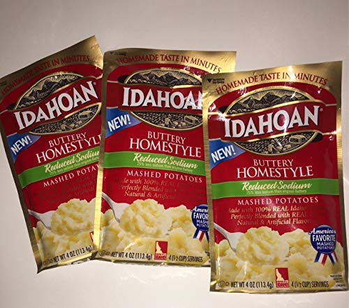 Idahoan Reduced Sodium Buttery Homestyle Mashed Potato 4