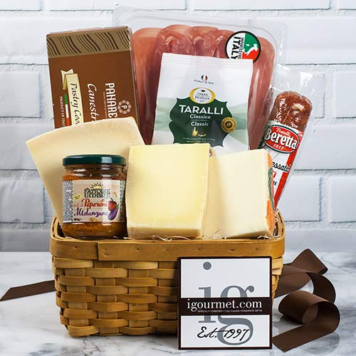Igourmet 3 Pounds of Gourmet Cheese Favorites in Gift Basket - Box