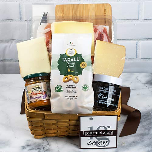 Igourmet Connoisseur's Gourmet Meat & Cheese Gift Basket