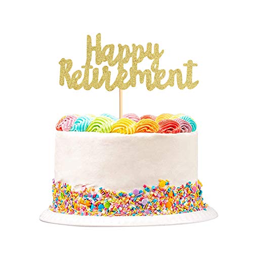 Happy Retirement Cake Topper – Hello Cool Designs