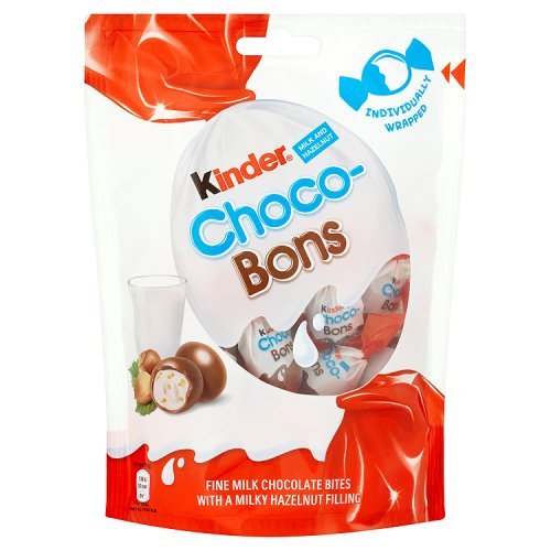 Original Kinder Milk &Amp; Hazelnut Choco-Bons Chocolate Pouch Impor