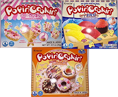 Kracie Popin' Cookin' DIY Candy Kit - Assorted Variety (Tanoshii