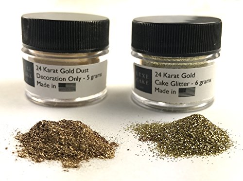 Luxe Cake (2 Pack) Rose Gold Luxury Diamond Dust (Rose Gold Glitter &  Luster Dust Set), 11 Grams Total, USA Made on Galleon Philippines