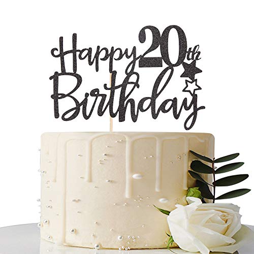 20th birthday chocolate confetti cake - The Baking Fairy
