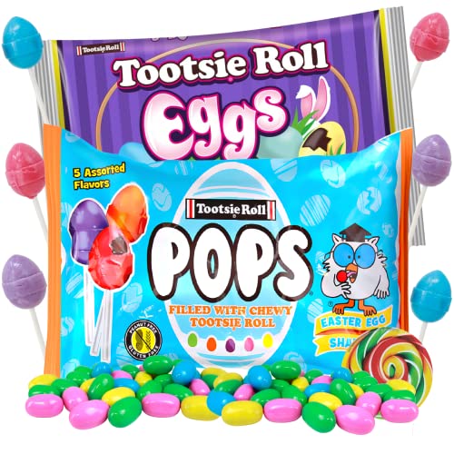 tootsie roll eggs candy coated egg shaped individually wrapped