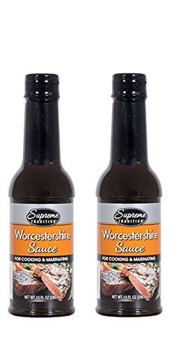 Supreme Traditions Worcestershire Sauce 2 Bottle Bundle 10 oz E
