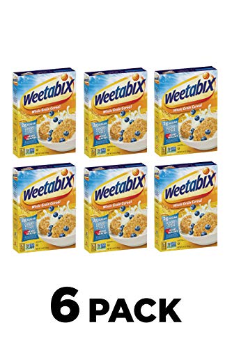 Weetabix Whole Grain Cereal Biscuits, Non-GMO Project Verified, Heart  Healthy, Kosher, Vegan, 14 Oz Box