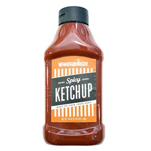 Whataburger Fancy and Spicy Ketchup Lot 2 Wake Up You Taste Buds Sauces  Sauce
